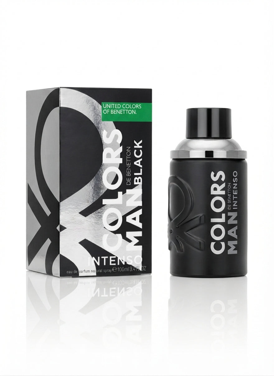 Perfume Benetton Colors Black Man Intenso Edp 100 ml